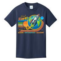 Visit Earth Home Of Cats Internet Bacon Kids T-Shirt