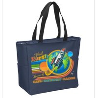 Visit Earth Home Of Cats Internet Bacon Zip Tote Bag