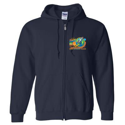 Visit Earth Home Of Cats Internet Bacon Full Zip Hoodie