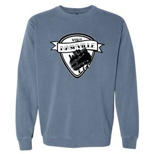 Visit Nashville Guitar Garment-Dyed Sweatshirt