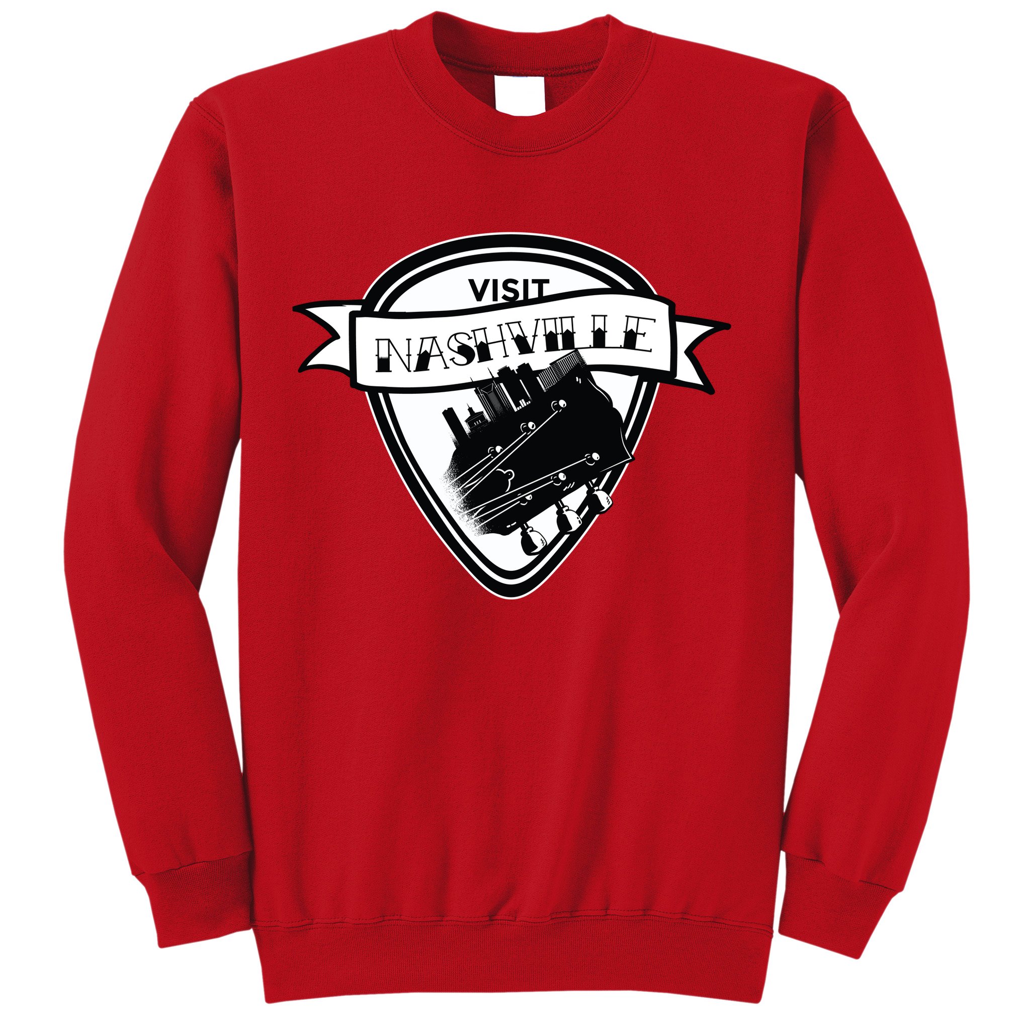 Visit Nashville Guitar Sweatshirt