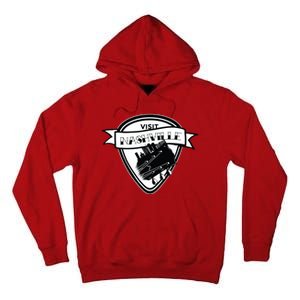 Visit Nashville Guitar Tall Hoodie