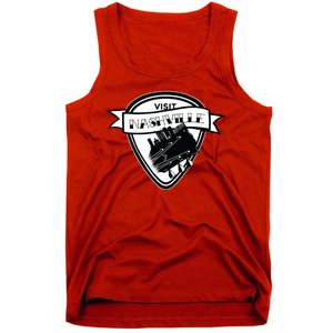 Visit Nashville Guitar Tank Top