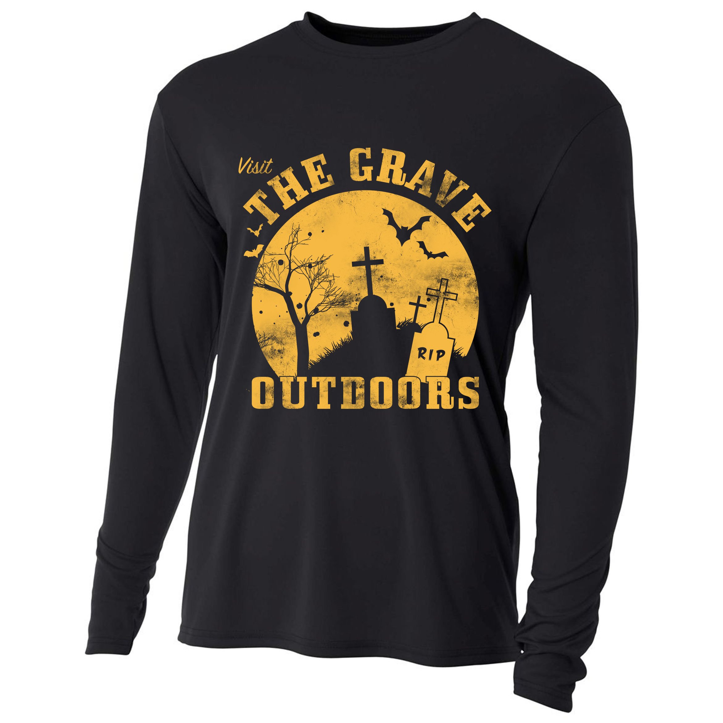 Visit The Grave Outdoors Cooling Performance Long Sleeve Crew