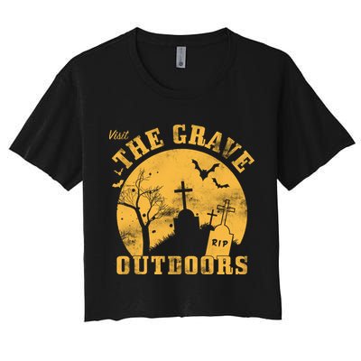 Visit The Grave Outdoors Crop Top