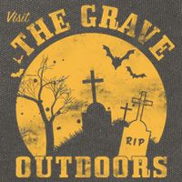 Visit The Grave Outdoors Cotton Canvas Backpack