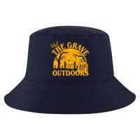 Visit The Grave Outdoors Funny Halloween Cool Comfort Performance Bucket Hat