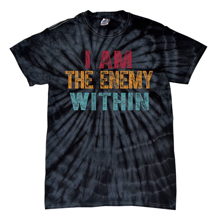 Vintage IM The Enemy Within Pun Tie-Dye T-Shirt