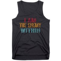 Vintage IM The Enemy Within Pun Tank Top