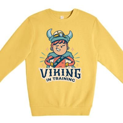 Viking In Training Premium Crewneck Sweatshirt