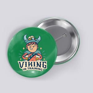 Viking In Training Button