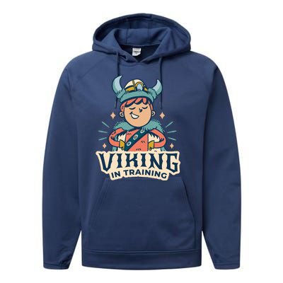 Viking In Training Performance Fleece Hoodie