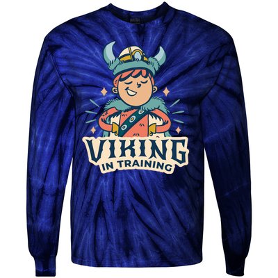 Viking In Training Tie-Dye Long Sleeve Shirt