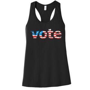 Vote In The Election. Votes Count! Yours Does Women's Racerback Tank