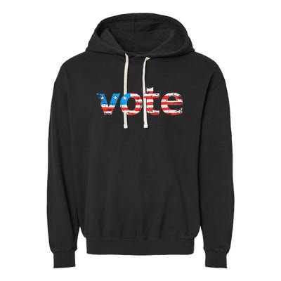 Vote In The Election. Votes Count! Yours Does! Garment-Dyed Fleece Hoodie