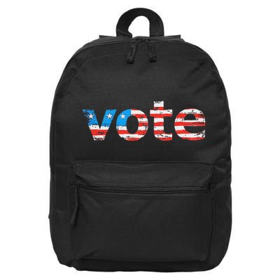 Vote In The Election. Votes Count! Yours Does! 16 in Basic Backpack