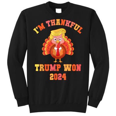 Vintage IM Thankful Trump Won 2024 Sweatshirt