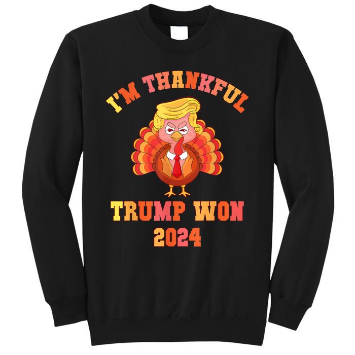 Vintage IM Thankful Trump Won 2024 Sweatshirt