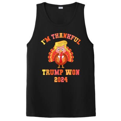 Vintage IM Thankful Trump Won 2024 PosiCharge Competitor Tank