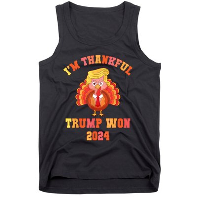 Vintage IM Thankful Trump Won 2024 Tank Top