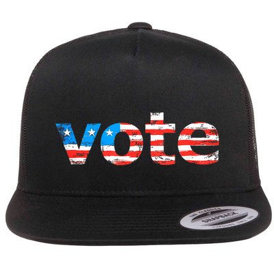 Vote In The Election. Votes Count! Yours Does! Flat Bill Trucker Hat