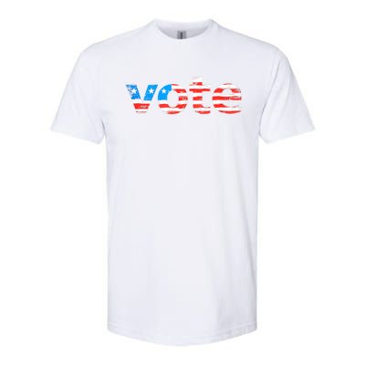 Vote In The Election. Votes Count! Yours Does! Softstyle CVC T-Shirt