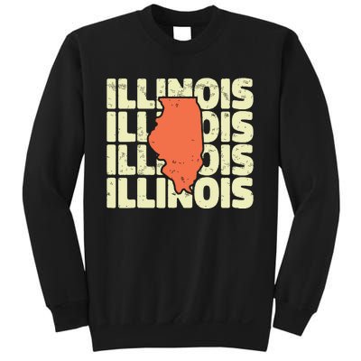 Vintage Illinois Usa State Sweatshirt