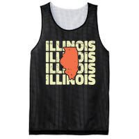 Vintage Illinois Usa State Mesh Reversible Basketball Jersey Tank