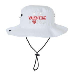 V Is Valentines Vodka Funny Hearts Love Valentine's Day Legacy Cool Fit Booney Bucket Hat