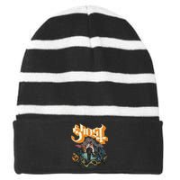 Venus Iv Striped Beanie with Solid Band