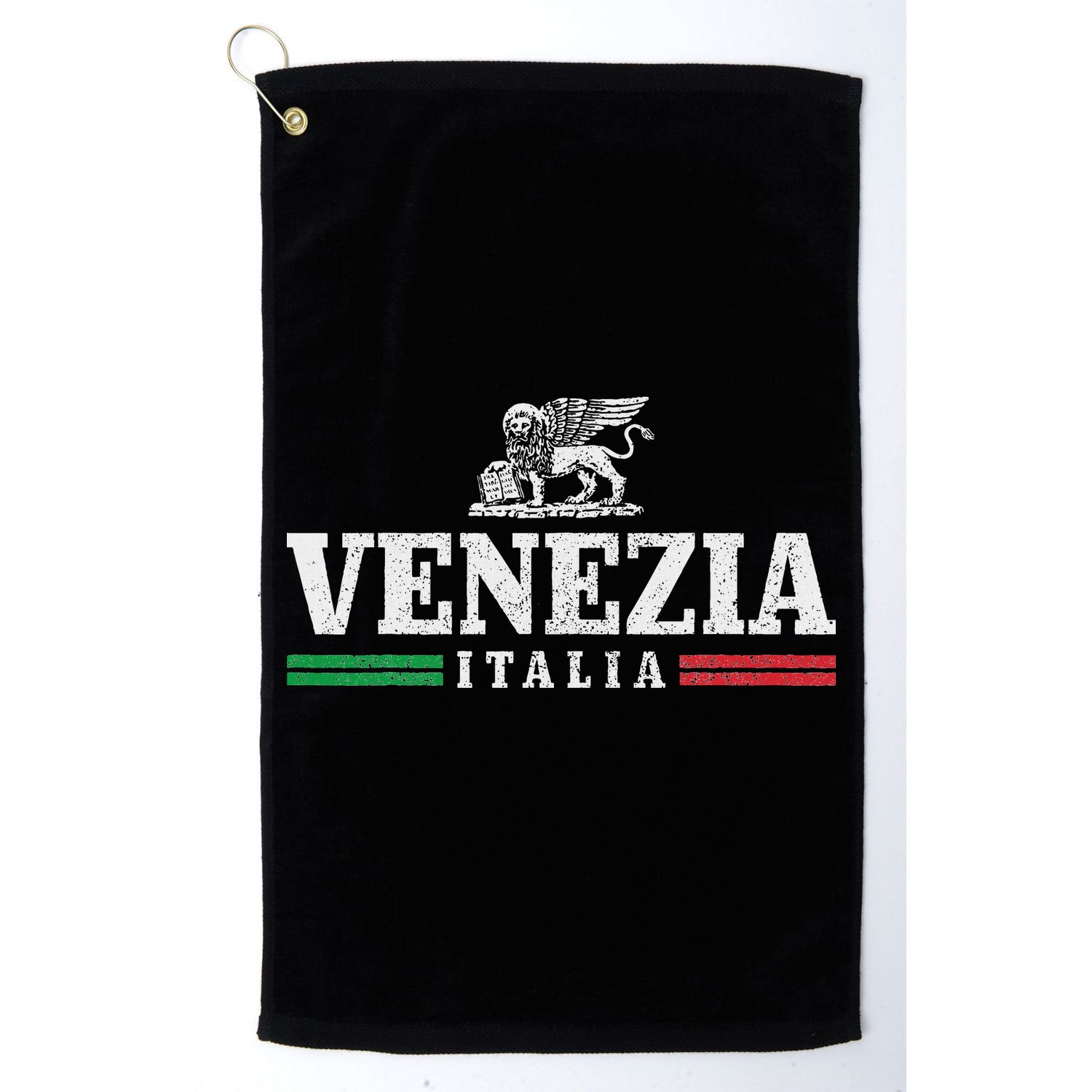 Venezia Italia Vintage Venice Italy Souvenir Italian Flag Golf Towel