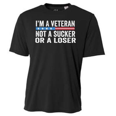 Vintage IM Veteran Not A Sucker Or A Loser Cooling Performance Crew T-Shirt