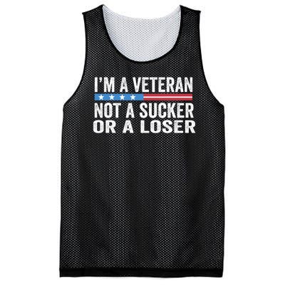 Vintage IM Veteran Not A Sucker Or A Loser Mesh Reversible Basketball Jersey Tank