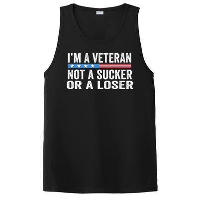 Vintage IM Veteran Not A Sucker Or A Loser PosiCharge Competitor Tank