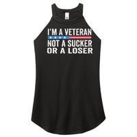 Vintage IM Veteran Not A Sucker Or A Loser Women’s Perfect Tri Rocker Tank