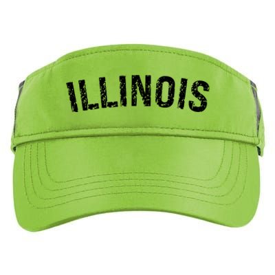 Vintage Illinois Adult Drive Performance Visor