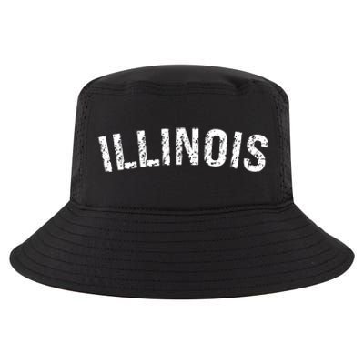 Vintage Illinois Cool Comfort Performance Bucket Hat