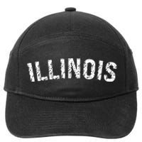 Vintage Illinois 7-Panel Snapback Hat