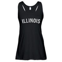 Vintage Illinois Ladies Essential Flowy Tank