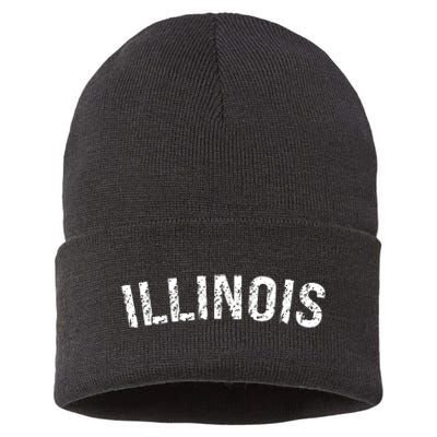 Vintage Illinois Sustainable Knit Beanie