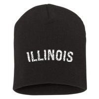 Vintage Illinois Short Acrylic Beanie