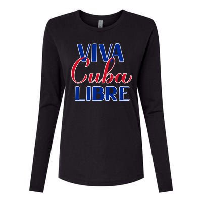 Viva Cuba Libre Womens Cotton Relaxed Long Sleeve T-Shirt