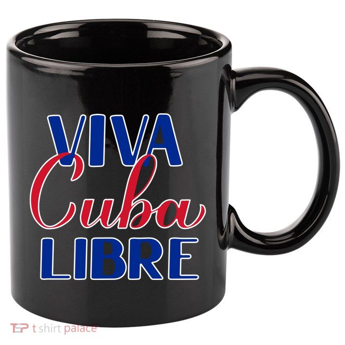 Viva Cuba Libre 11oz C Handle Ceramic Mug