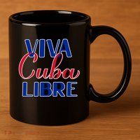 Viva Cuba Libre 11oz C Handle Ceramic Mug