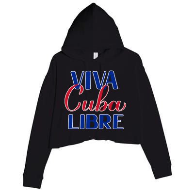 Viva Cuba Libre Crop Fleece Hoodie