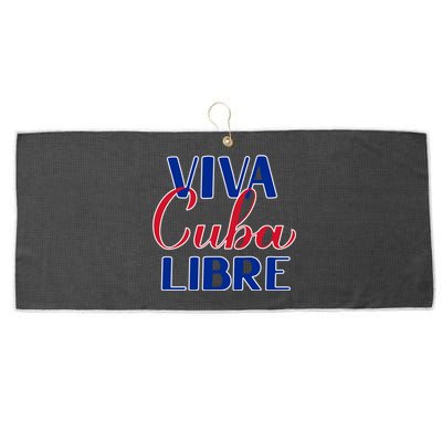 Viva Cuba Libre Large Microfiber Waffle Golf Towel