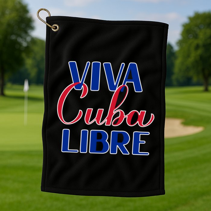 Viva Cuba Libre Golf Towel