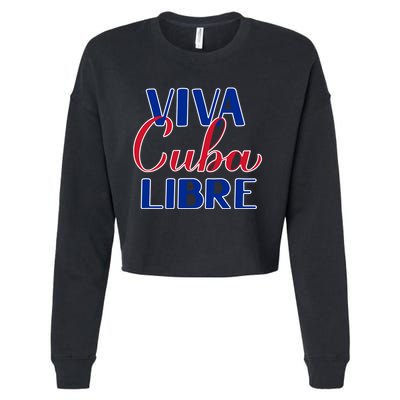 Viva Cuba Libre Cropped Pullover Crew