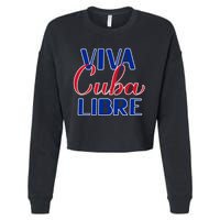 Viva Cuba Libre Cropped Pullover Crew