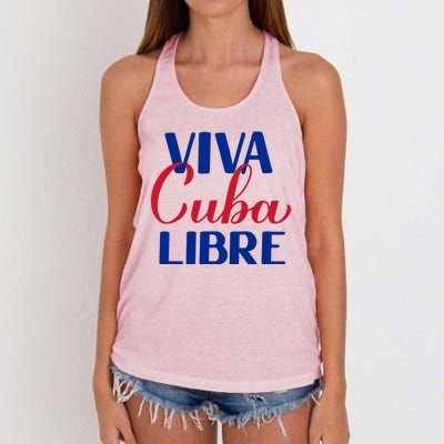 Viva Cuba Libre Women's Knotted Racerback Tank